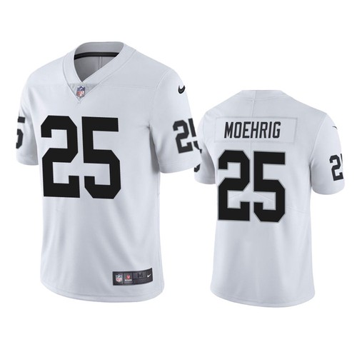 Men Las Vegas Raiders #25 Trevon Moehrig White Vapor Limited Nike Jersey->minnesota vikings->NFL Jersey